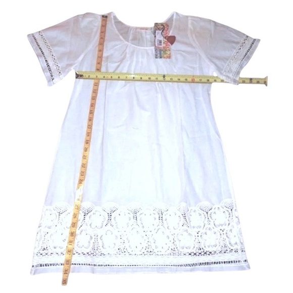 $220 Johnny Was Vintage Tunic Dress Small WEAR 3 WAYS Swim CoverUp Cotton Gauze - Picture 6 of 10